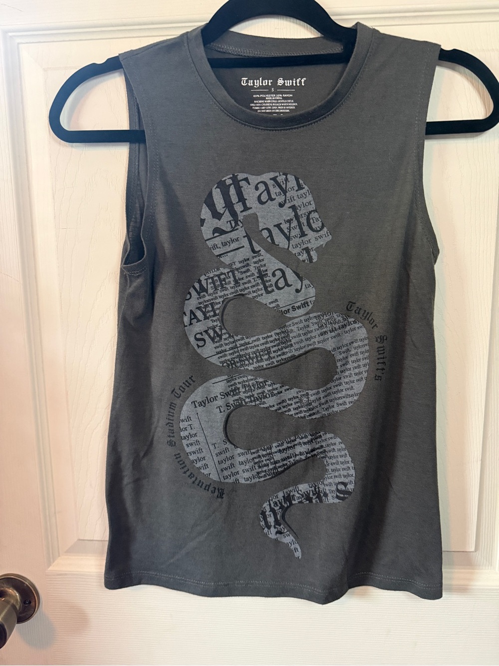 Taylor Swift Reputation Tour Tank Top Official Merchandise Size Small